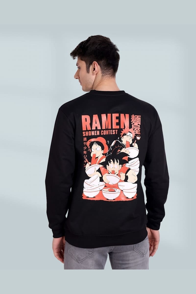 FANSARMY Naruto Luffy Goku Sweatshirt