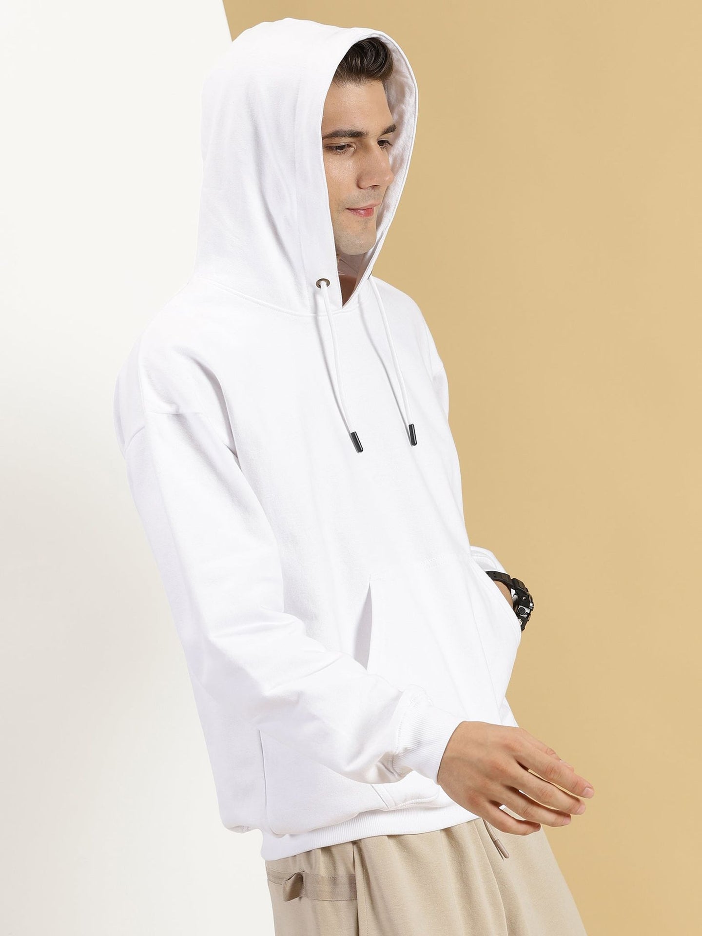 Fansarmy White Oversized Hoodie