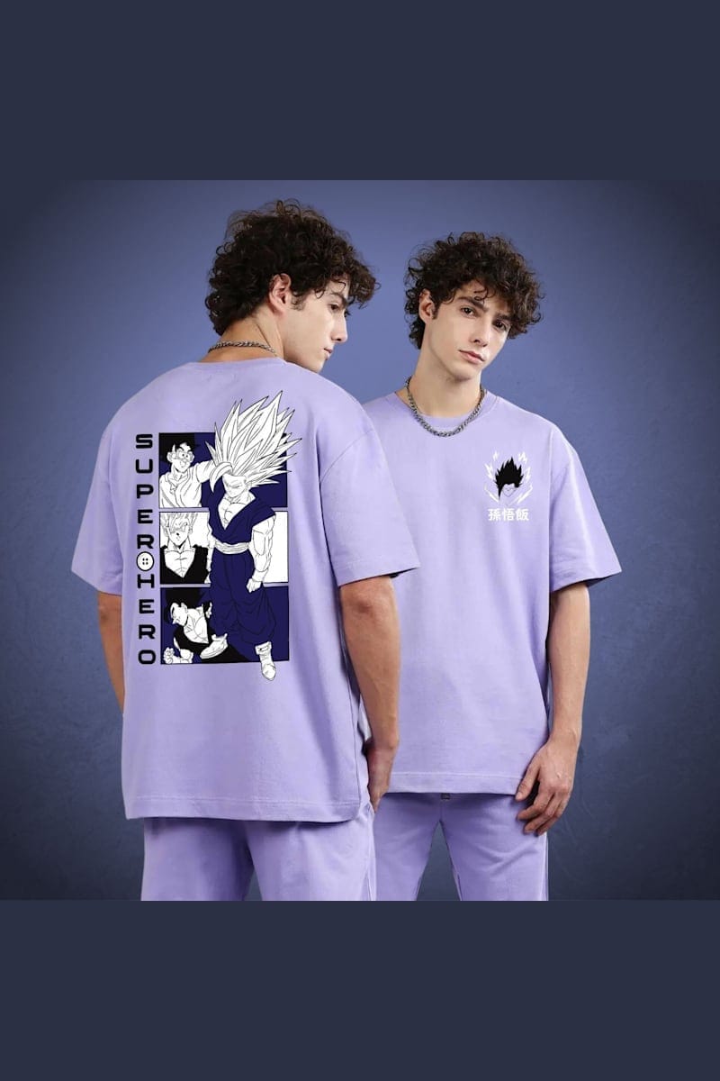 FANSARMY Beast Gohan Oversized Anime T shirt