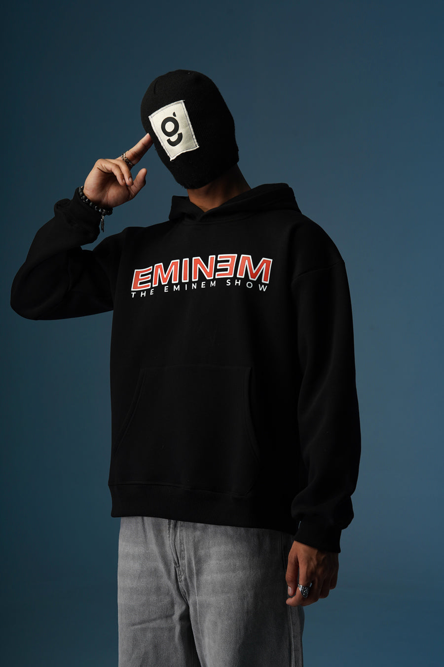 The Eminem Essentials Unisex Black Hoodie for Boys and Girls and