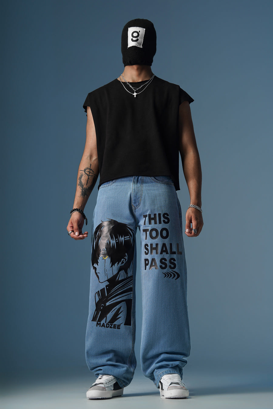 MADZEE IMPARMANENT DENIM PANTS