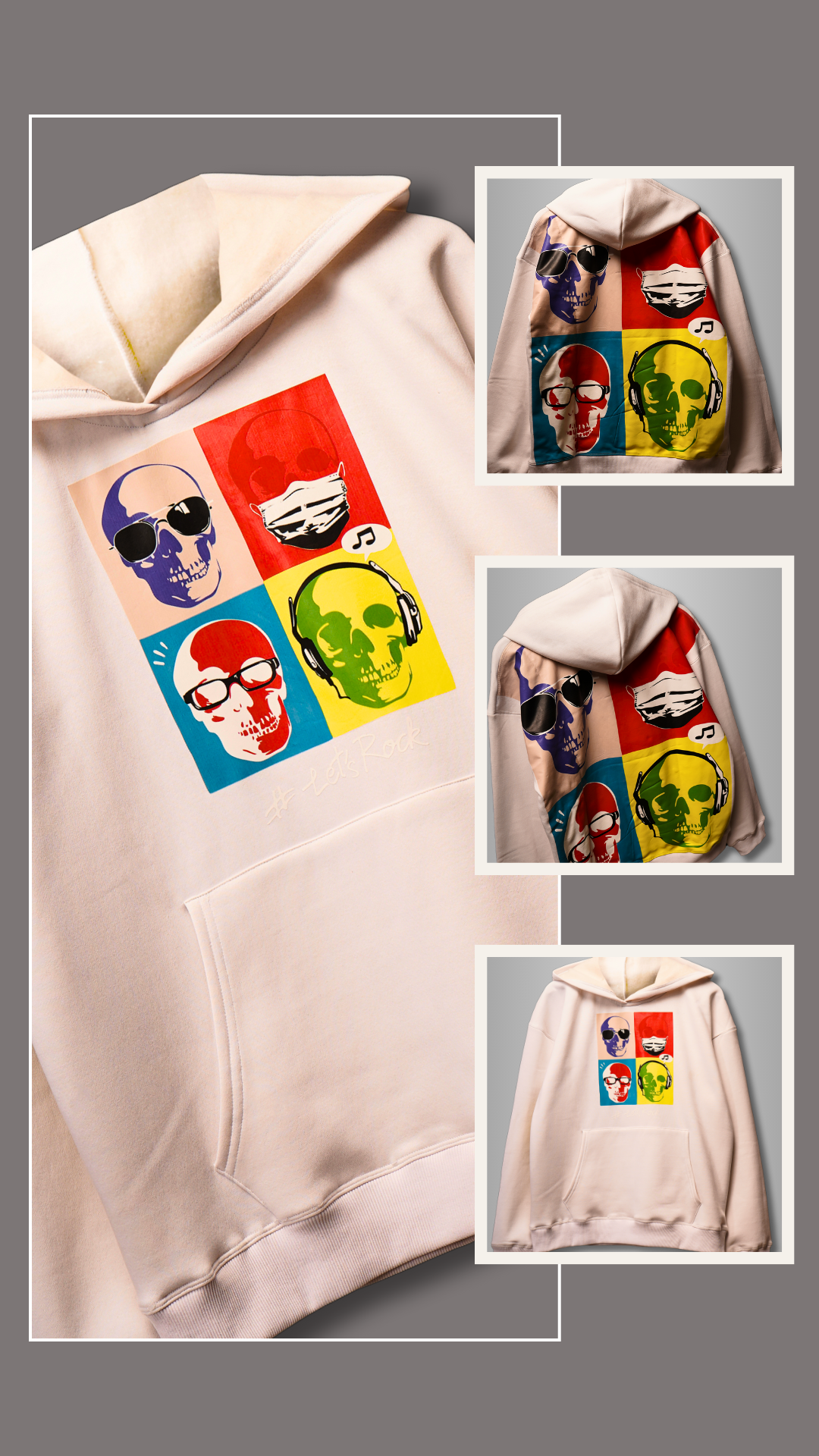 Moods of Skull Hoodie