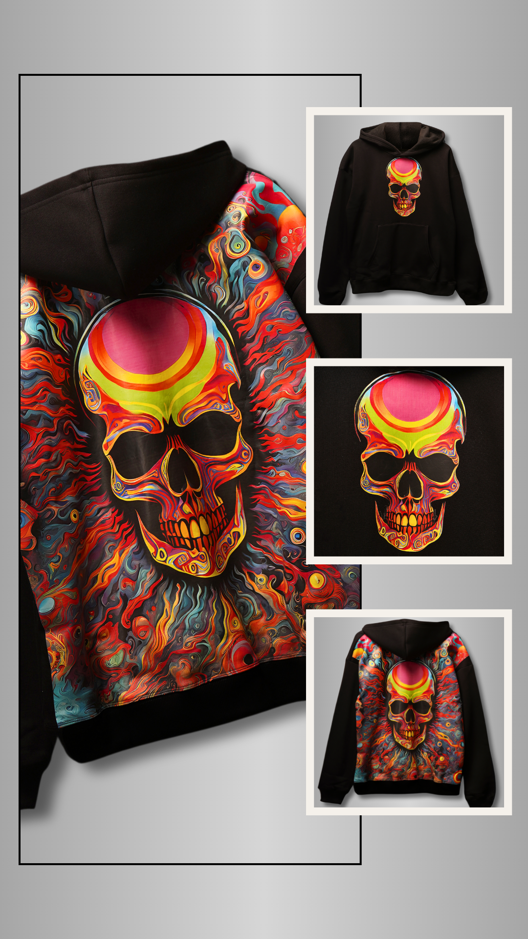 Psychi-Skull Hoodie