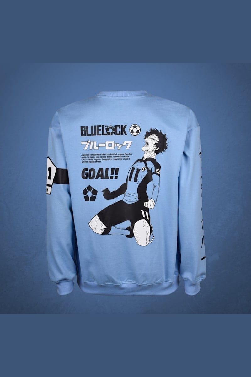 FANSARMY Blue lock Oversize Sweatshirt