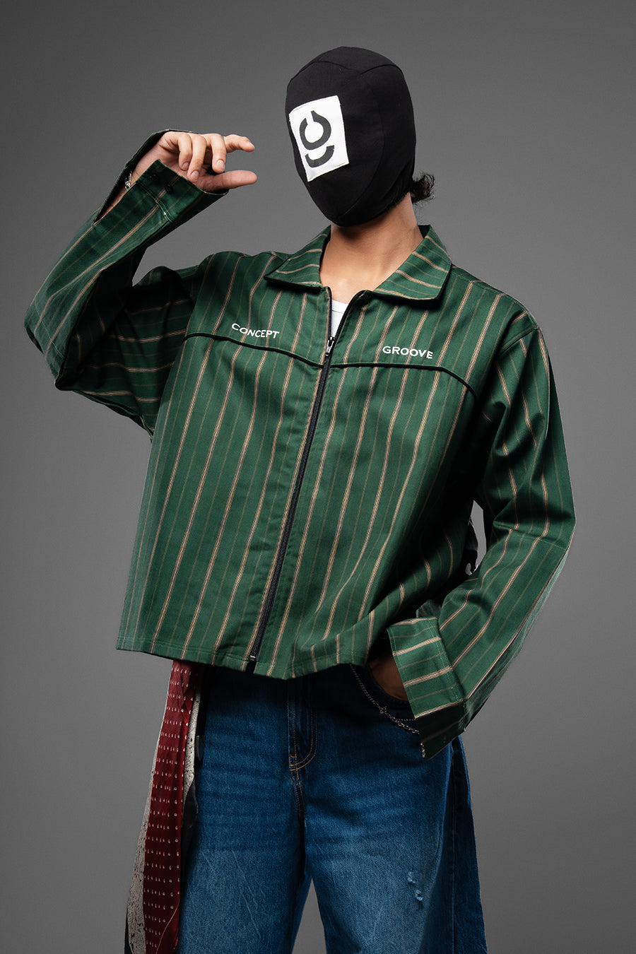 Glitch in Green Overshirt