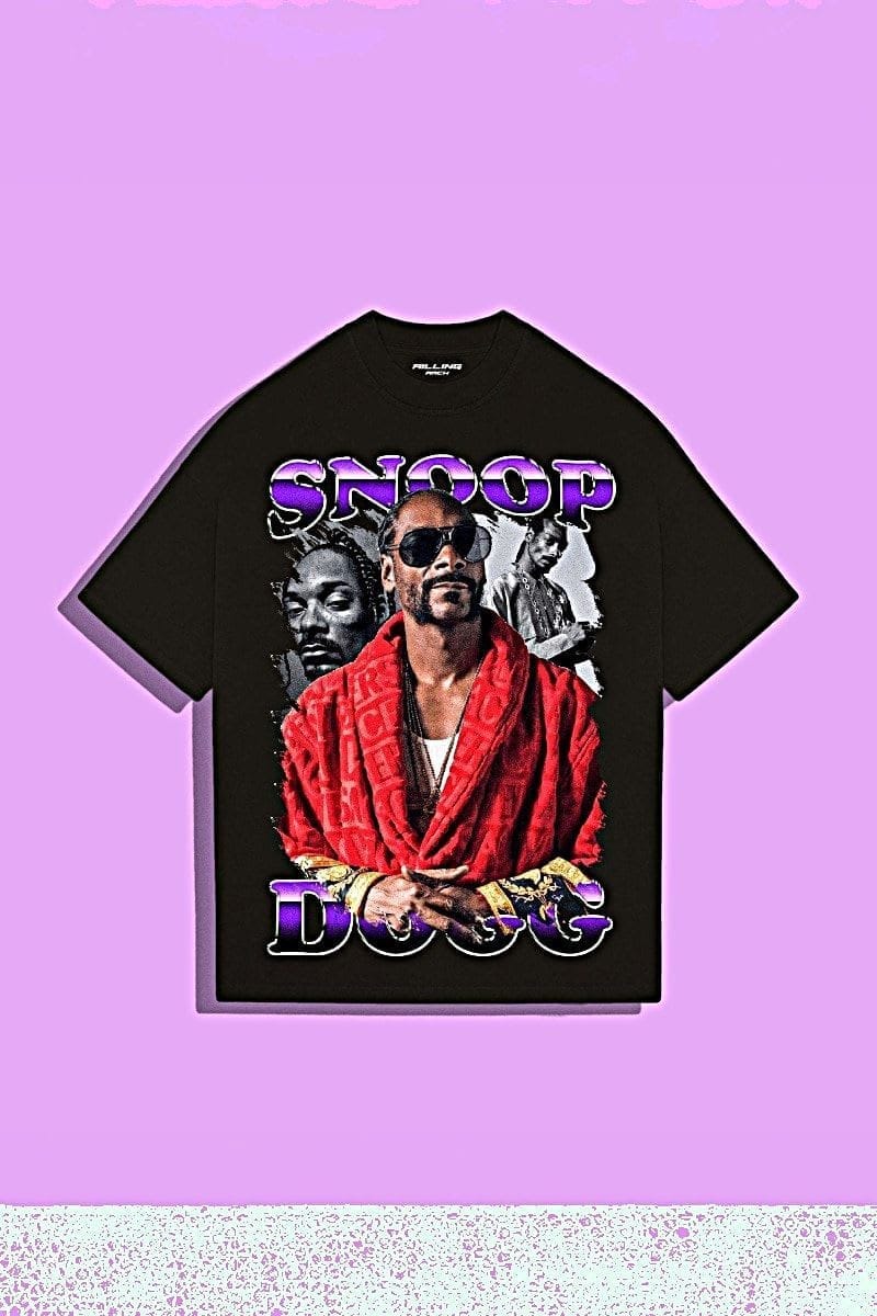 AILLING ARCH-Snoop Dog Tee Unisex Oversized T-Shirts