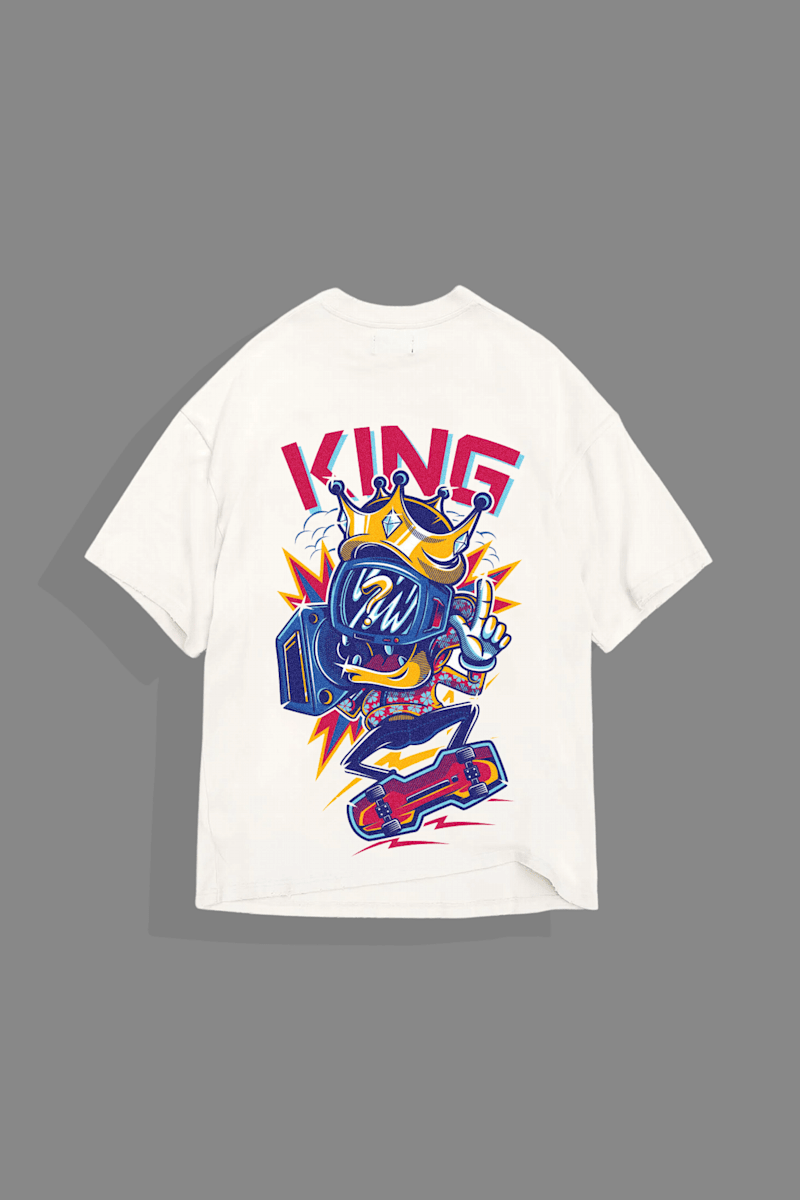 AILLING ARCH-THE KING PLAYS  📾Unisex Oversized T-Shirts