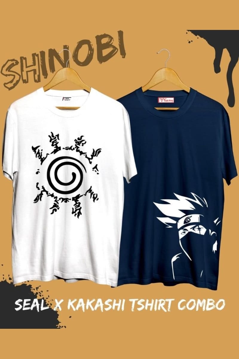FANSARMY Seal X Kakashi T-shirt Combo
