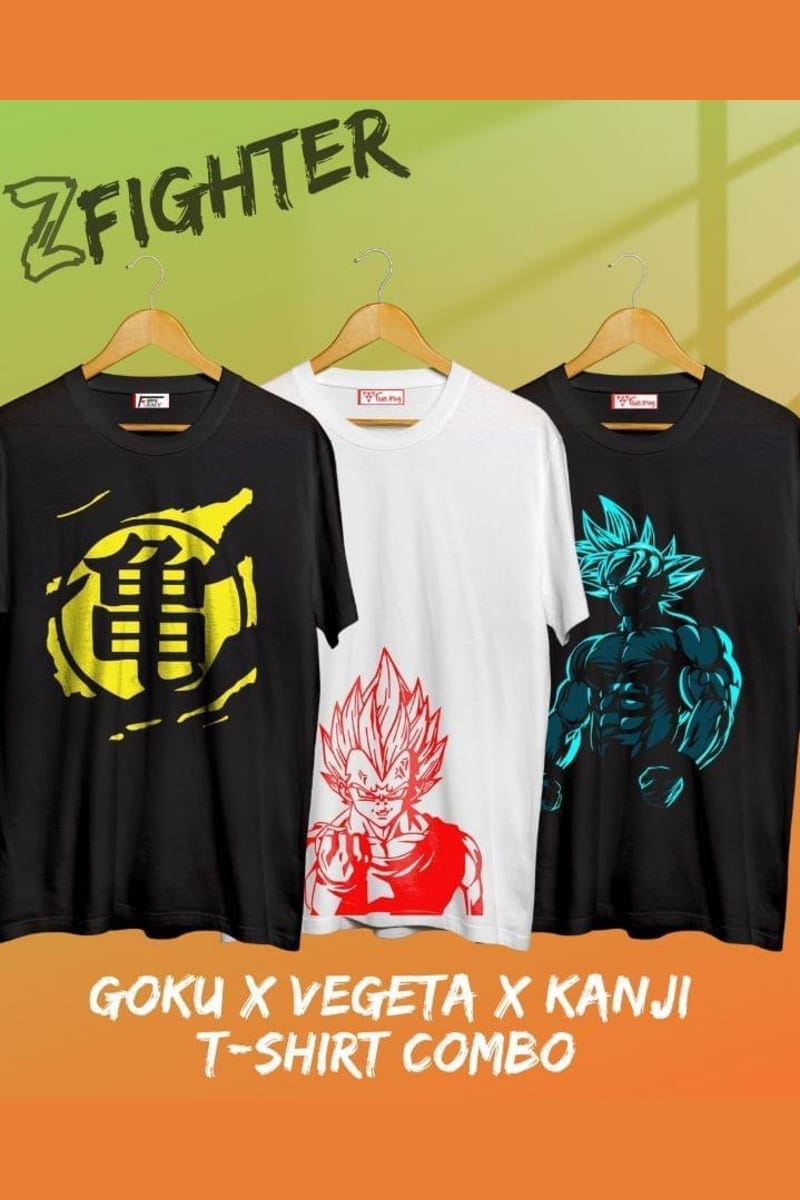 FANSARMY Dragon Ball Z T-shirt Combo