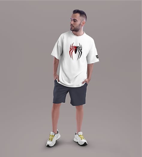 OUTLINED SPIDEYY Oversized Tshirt
