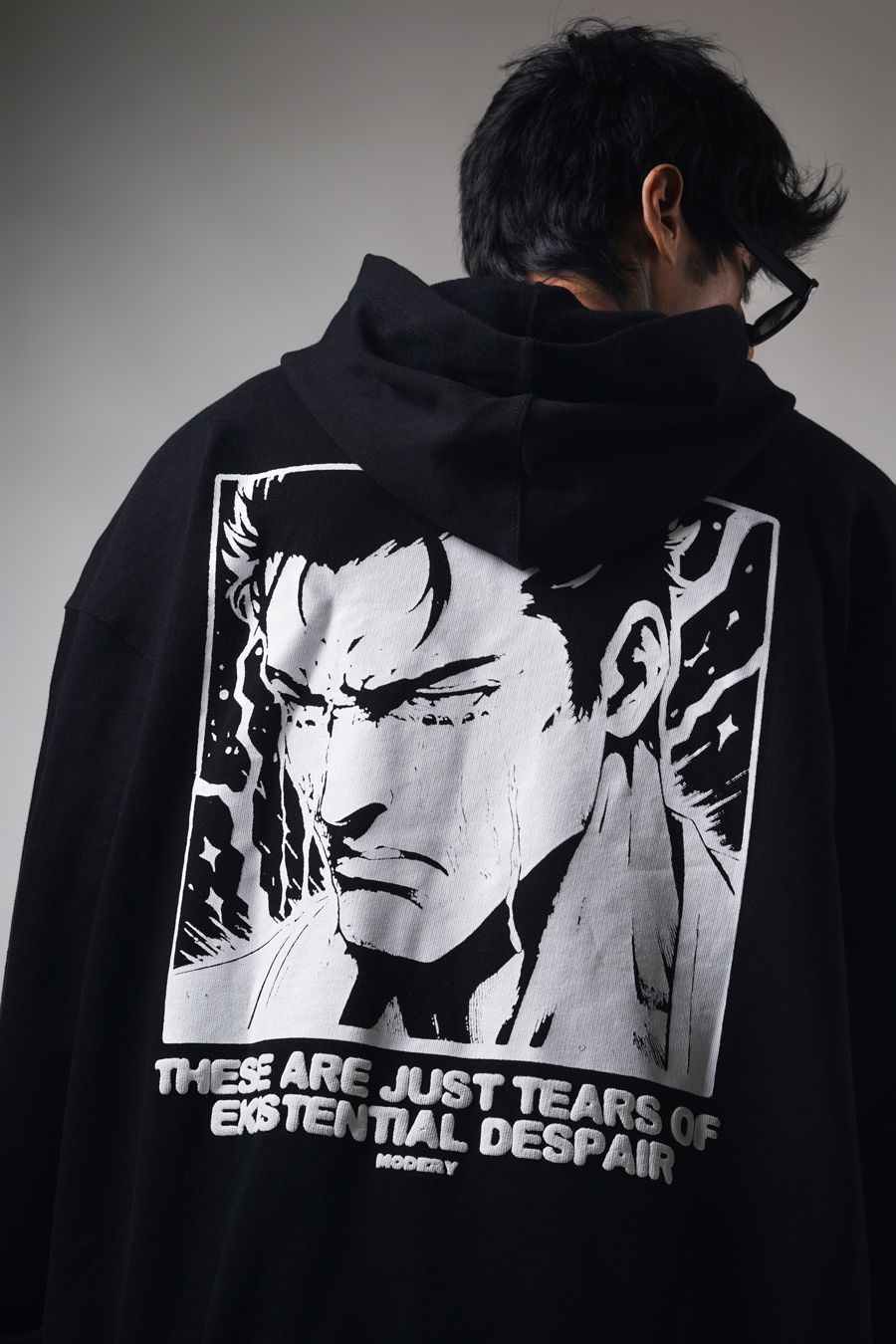MODERY Existential Despair Hoodie - TERRY COTTON 350 GSM