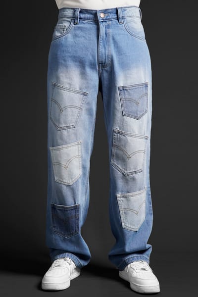 Dark Blue Jeans Back Pocket Isolated on White Background. Denim Fashion, Pocket  Design. Closeup of Stitch, Seams, Rivet Stock Image - Image of isolated,  border: 186961391