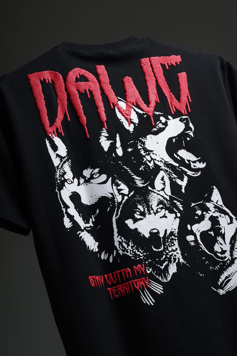 MADZEE Dawg Stay Outta My Territory Ovesized T shirt - 240 GSM 100% TERRY COTTON & PUFF PRINT