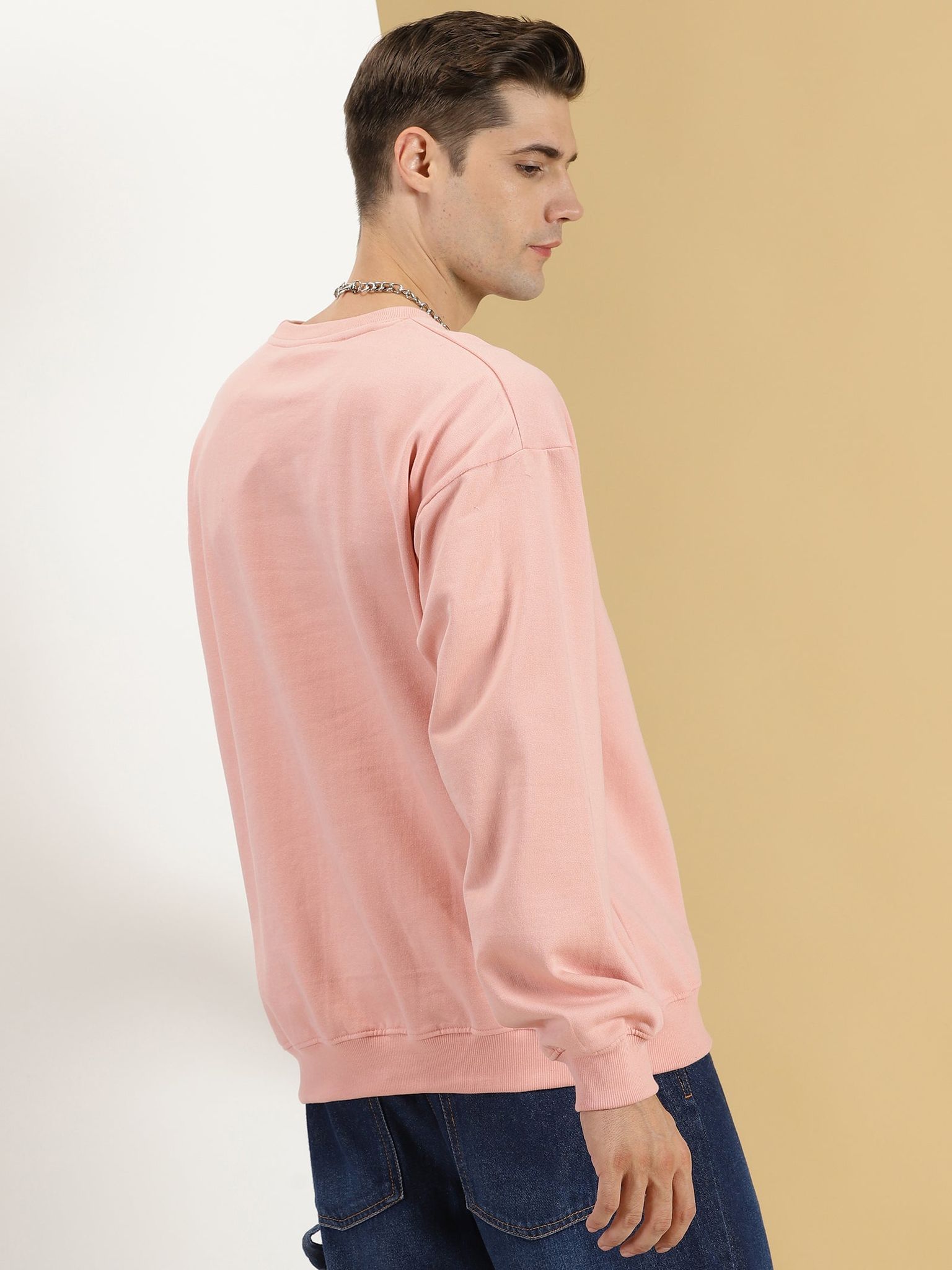 Fansarmy Candy Pink Oversized Sweatshirt
