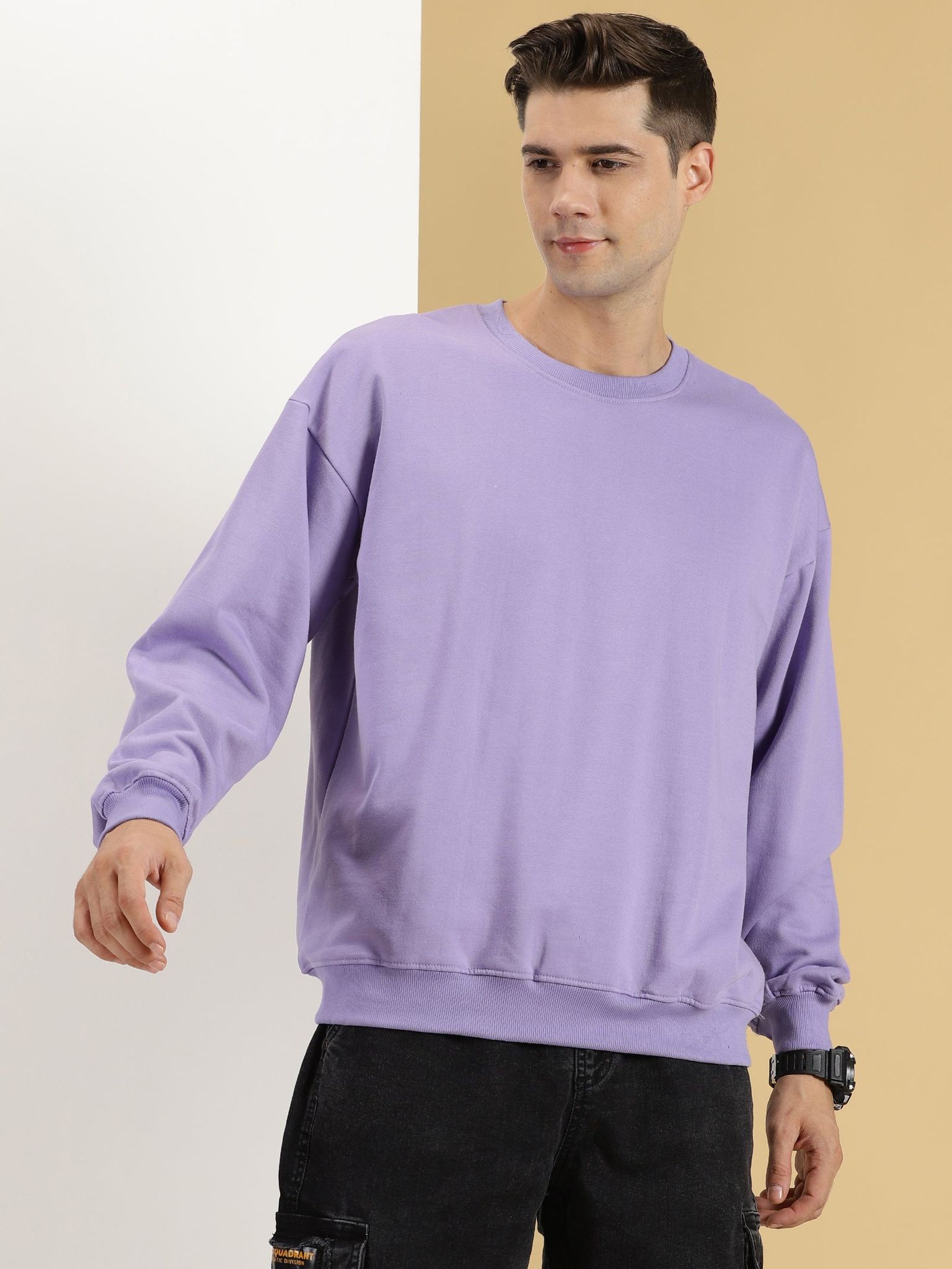 Fansarmy Lavendor Oversized Sweatshirt