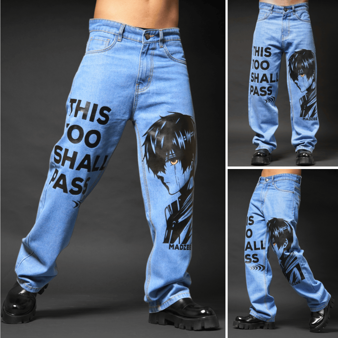 MADZEE IMPARMANENT DENIM PANTS